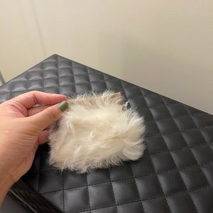 Alpaca fur coin bag